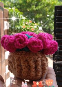 Handmade crochet flower bouquet 💐