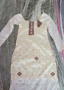 New Silk Top With Patch Work