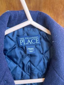Cute Navy Blue Kids Coat