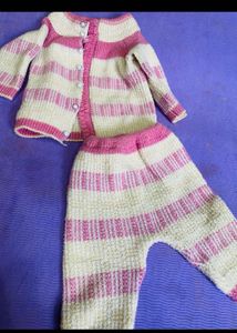 combo of 2 woollen set unisex Cute Baby Girls Slee