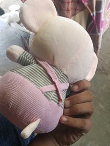 Cute Pink Elephant Plush Toy    .D
