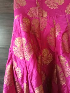 Pink &amp; Gold Ethnic Skirt