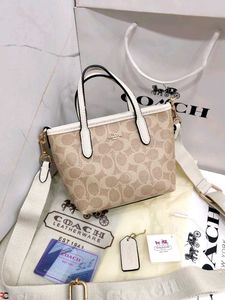 Coach Signature Canvas Tote Bag