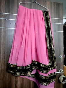 Pink Saree