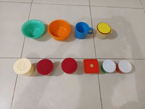Set of Plastic Containers &amp; Bowls