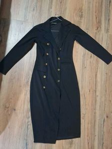 Double-Breasted Blazer Dress