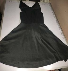 🪅Chic Black Fit &amp; Flare Dress