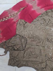 Brown Lehenga Choli with Dupatta