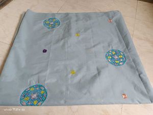 Light Blue Embroidered Dupatta
