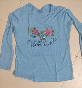 Blue Floral Tee