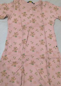 Floral Print Kurta(L)