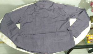 Men's UP STRING Cotton Blend Purple Shirt