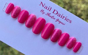 Pink Press-On Nails