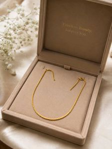 Classic Gold Rope Chain Necklace