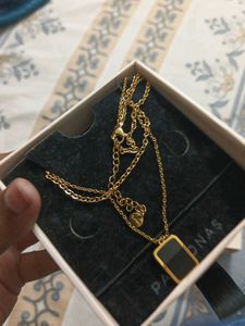 18 carat gold plated palmond chain