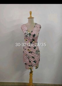 Floral Wrap Dress with Ruching