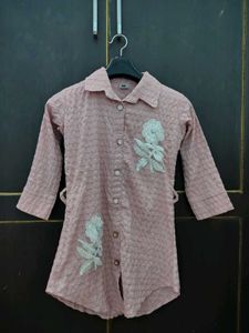 Girls Pink Quilted Set