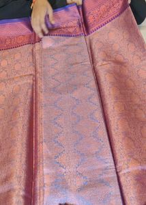 Lilac Tanchoi Brocade Saree