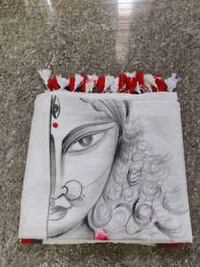 Hand-Painted Saree (DURGA MAATHA)