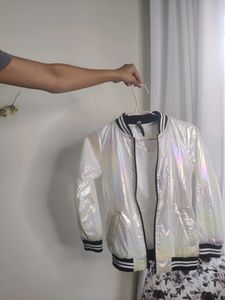 Iridescent Bomber Jacket