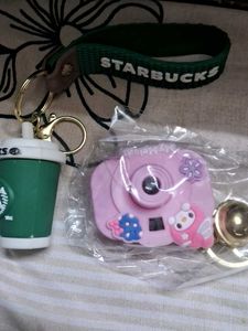 Starbucks &amp; My Melody Keychains