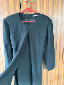 Classic Black V-Neck Dress