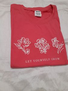 Pinkish Peach Tshirt For Girl/women