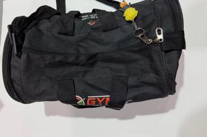 Black Duffle Gym Bag