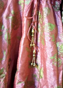 Elegant Flared Pink Kurta