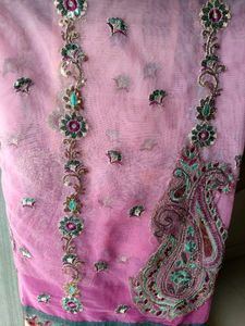 Party Wear Saree With Free Earrings