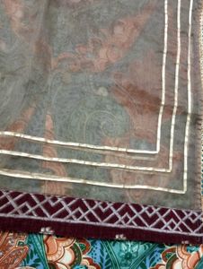 Elegant gotapatti border dupatta