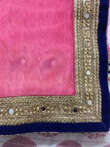 Used festive  wear saree With No Return/No Refund
