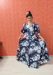 Heavy Satin Designer Gown
