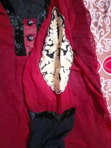 Elegant Embroidered Kurti loose fit