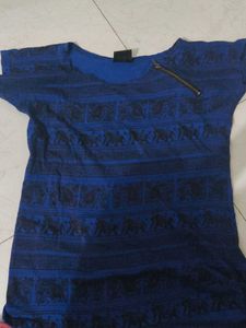 Blue 💙 Zipper Top