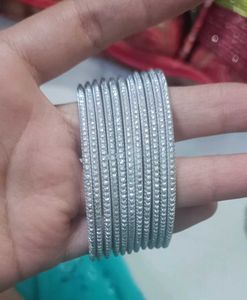 Set of 11 Silver Bangles