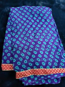 Beautiful Polka Dot Saree