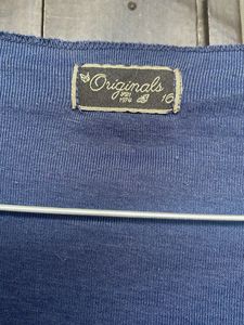Navy Blue Tie-Front Cardigan