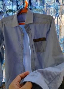 Blue Checked Shirt