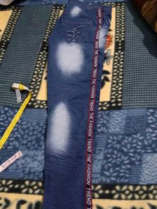 Stylish Distressed Denim Jeans
