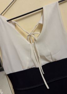 Chic Two-Tone Bodycon Dress