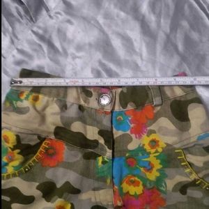 Floral Camo Skinny Pants for kids