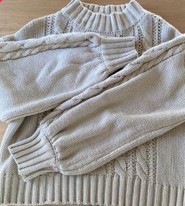 Knit Drop Shoulder Sweater