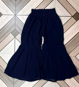 Girls Navy Blue Kurta Set without Dupatta