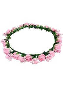 Pink Rose Flower Crown