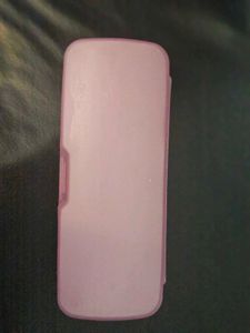 Hand-Painted Pink Glasses Case