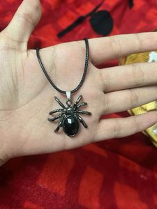 Gothic Spider Pendant Necklace
