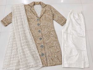 Designer Embellished Kurta Set with Palazzo