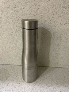 unused Sleek Stainless Steel Water Bottle