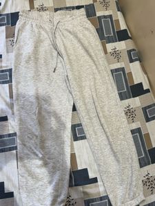 H&amp;M Grey Cotton Blend Sweatpants